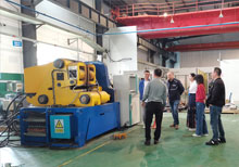 俄羅斯客戶來廠驗(yàn)收自適應(yīng)脈沖閃光對(duì)焊機(jī) 俄羅斯客戶來廠驗(yàn)收自適應(yīng)脈沖閃光對(duì)焊機(jī)