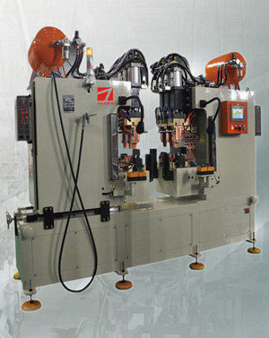 空調底板底盤與基座腳中頻點焊機