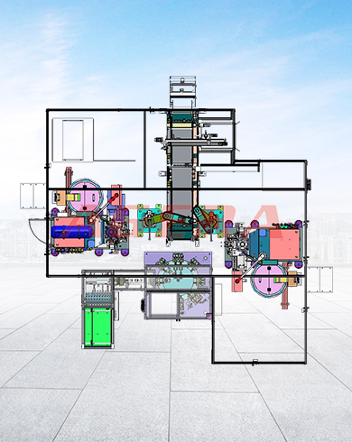汽車(chē)氣彈簧全自動(dòng)焊接工作站