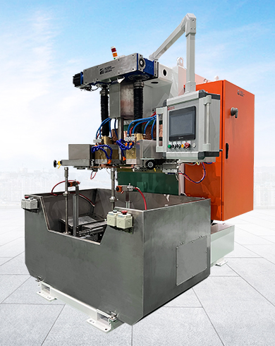 雙工位減振器下端貯液筒縫焊機(jī)