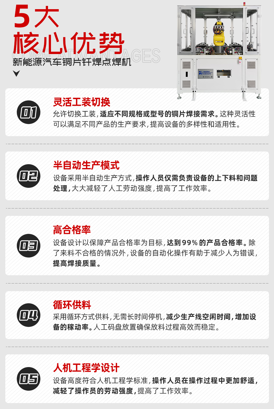 新能源汽車銅片釬焊點(diǎn)焊機(jī)核心優(yōu)勢(shì)